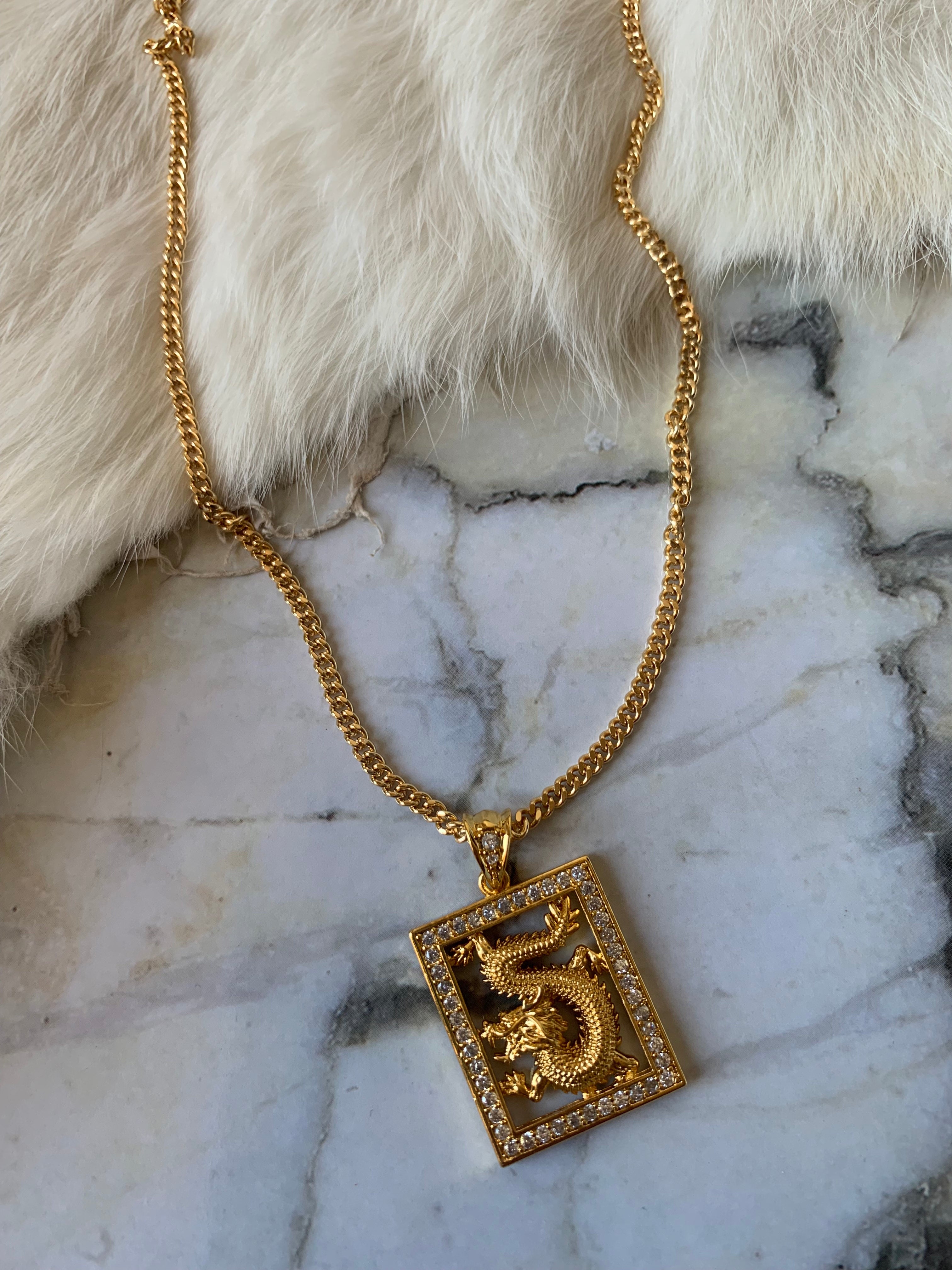 The Girl with the Dragon Necklace
