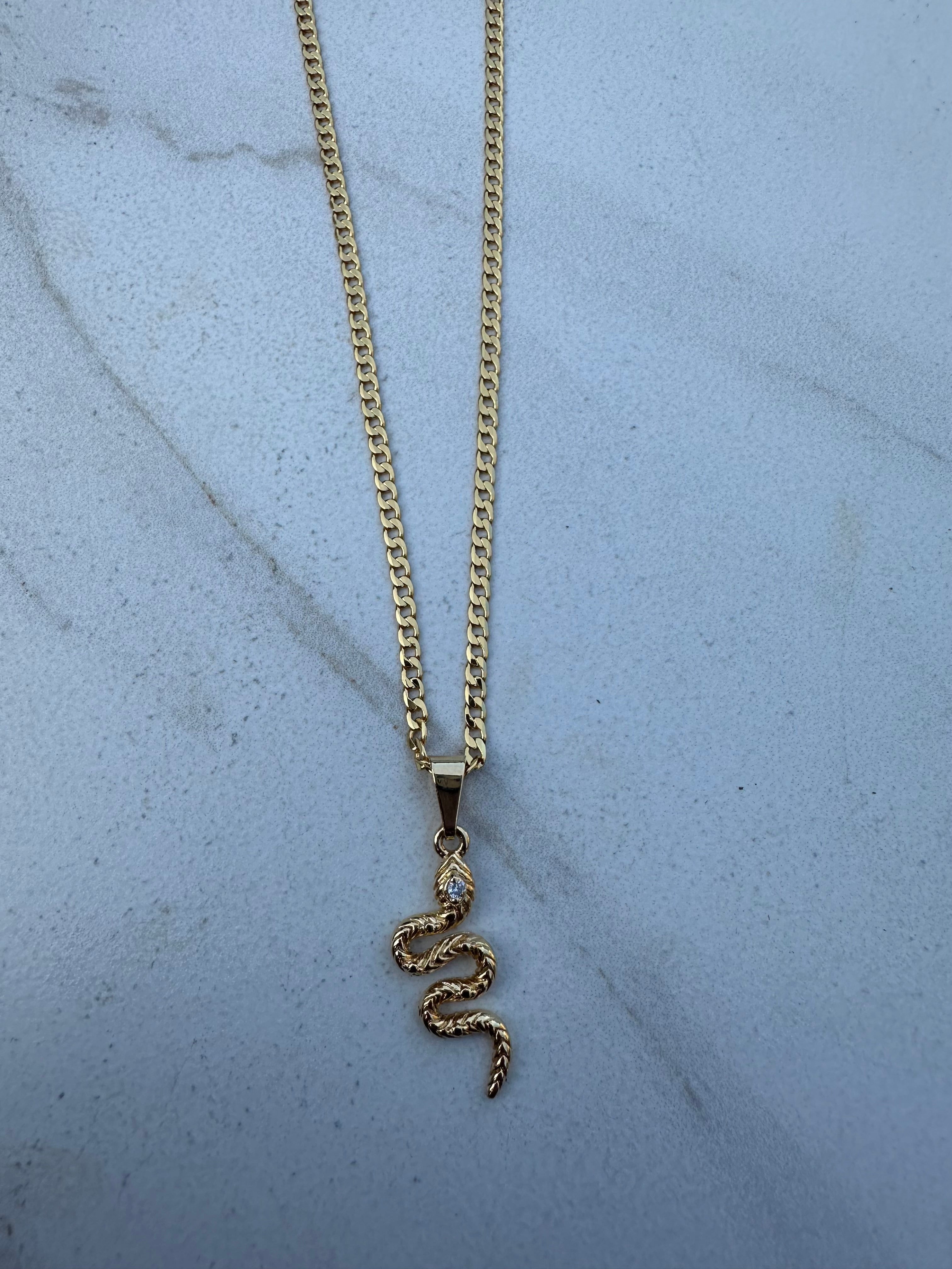 Flor Serpent Necklace