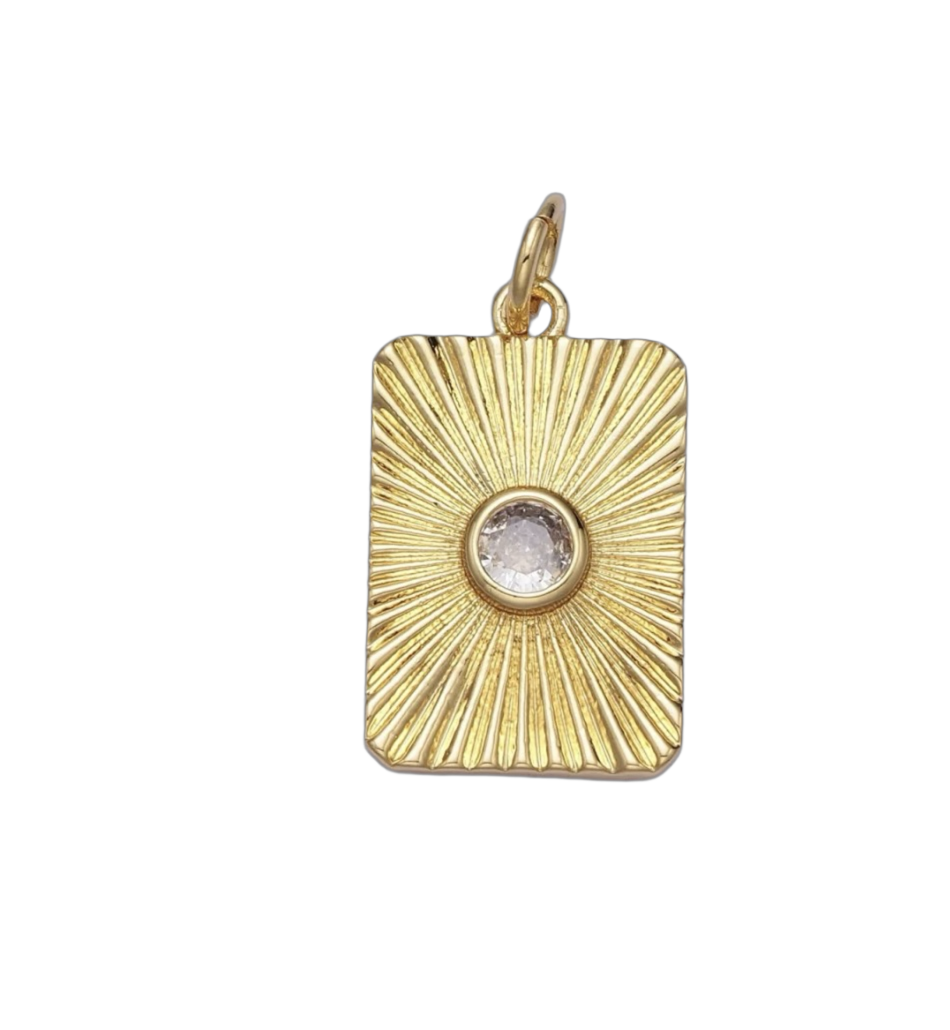 Sun Card Pendant