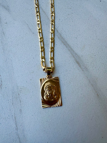 Jesus Face Necklace
