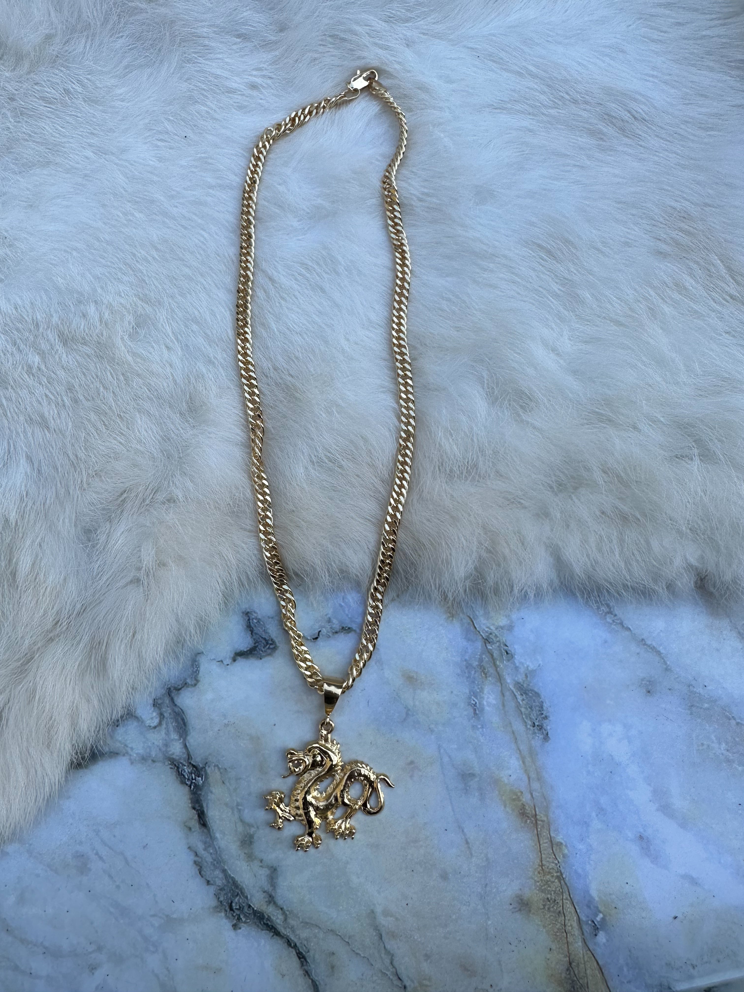 Year of Go Dragon Necklace