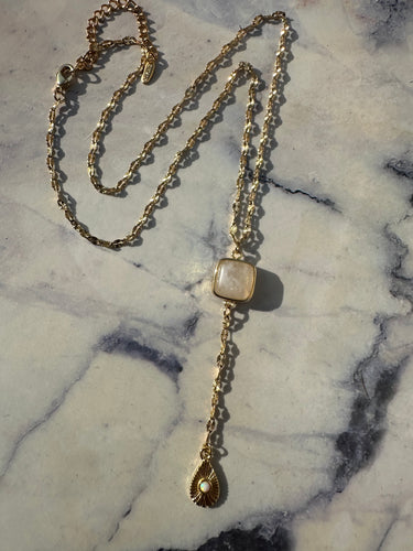 Moon & Grace Rosary Necklace