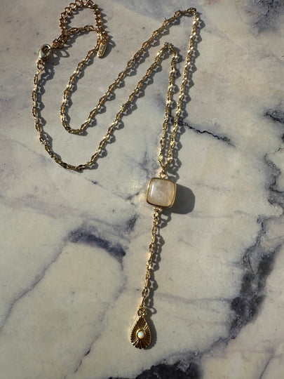 Moon & Grace Rosary Necklace