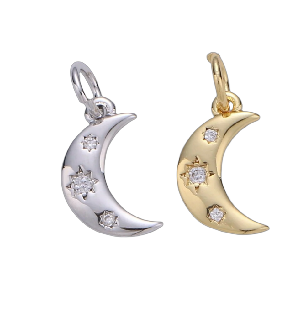 Dainty Moon Pendant