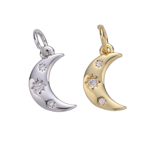 Dainty Moon Pendant