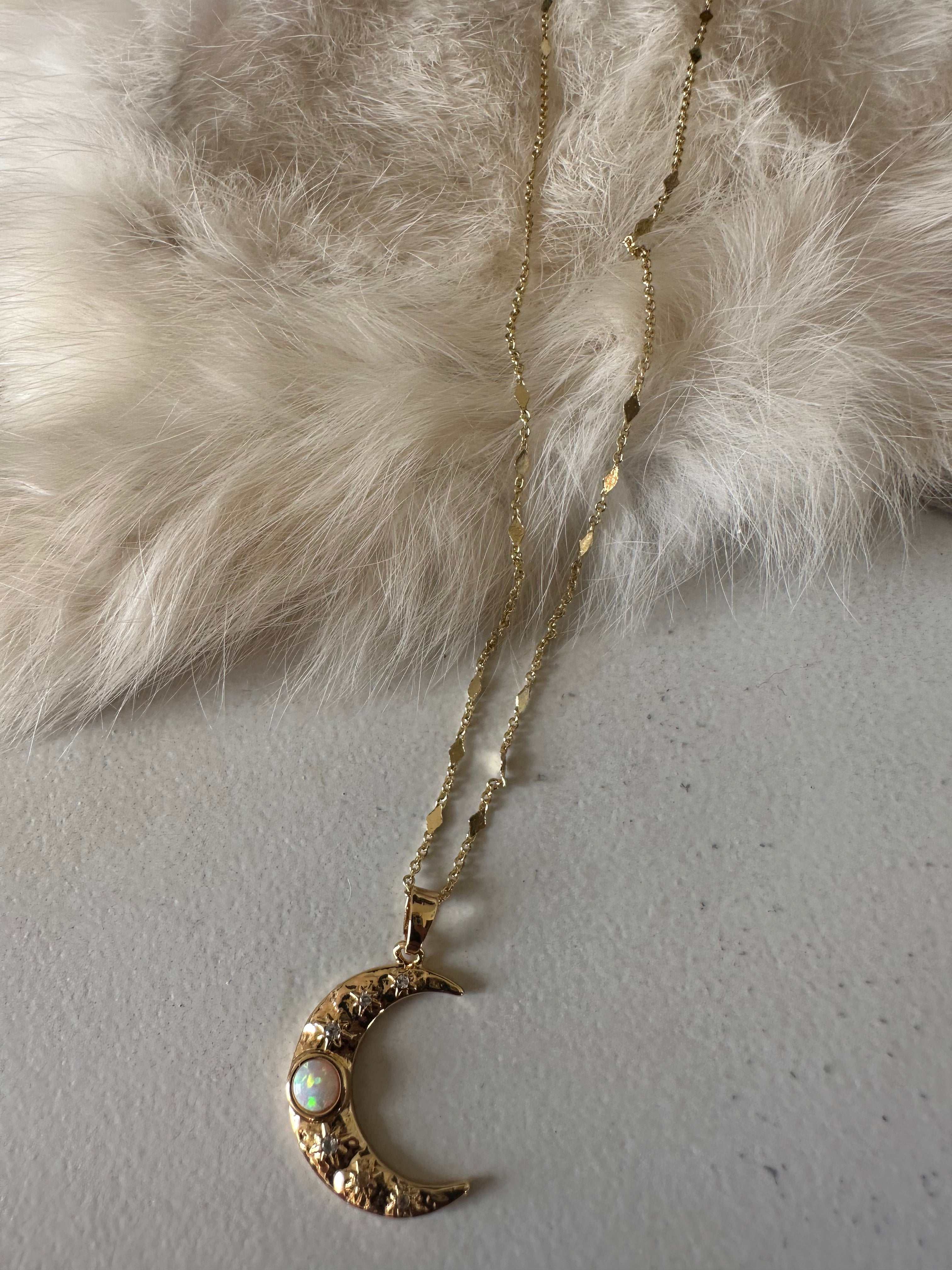 Opal Satellite Necklace