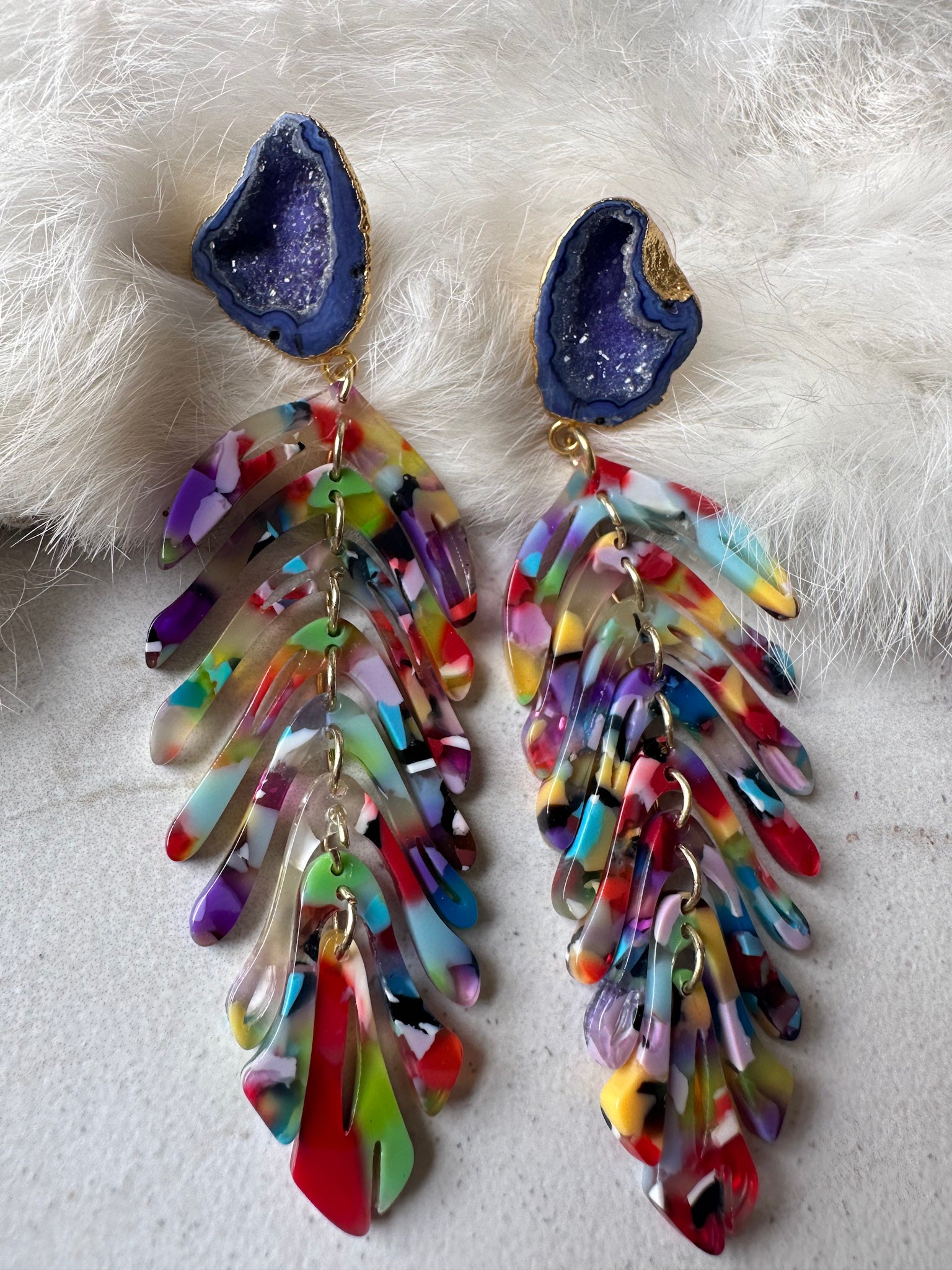 Tropics Monstera Earrings