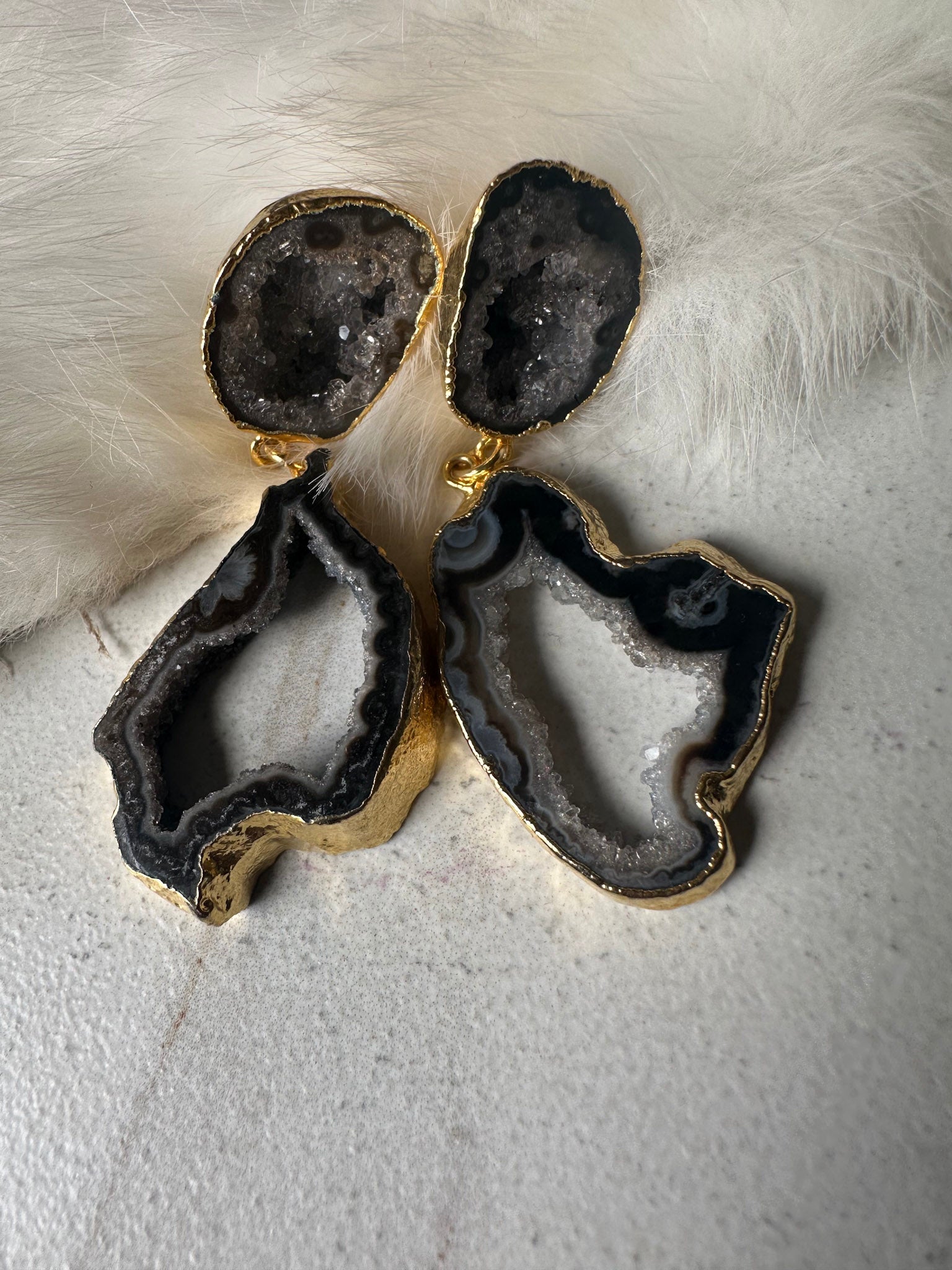 After Party Agate Earrings