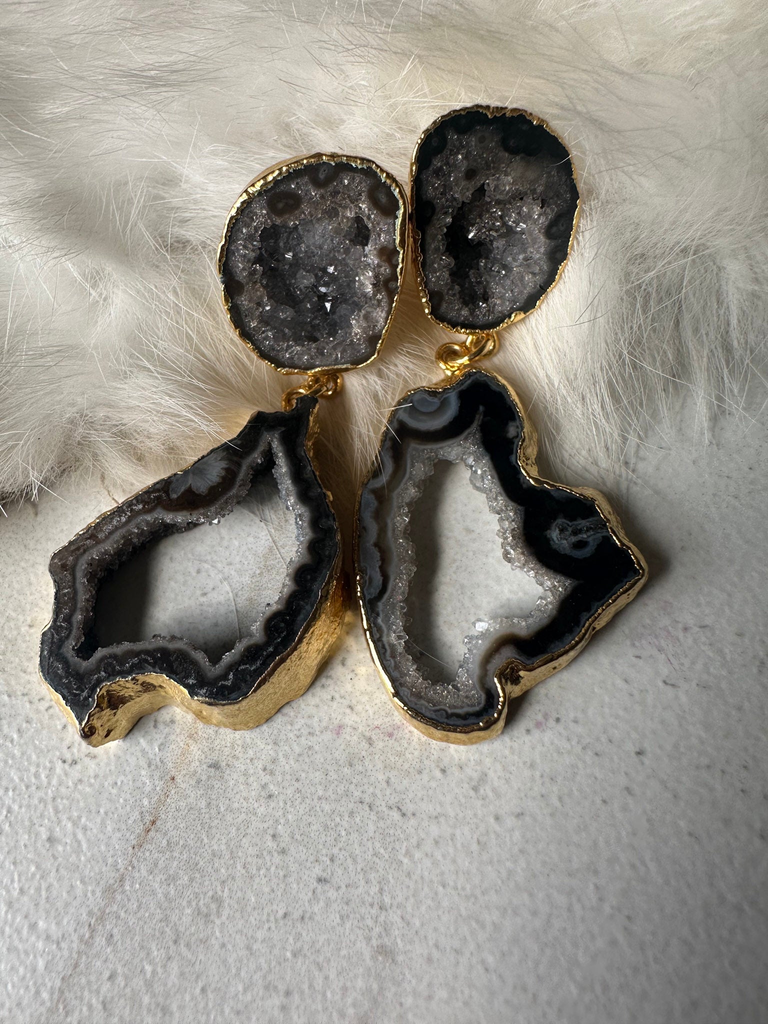 After Party Agate Earrings