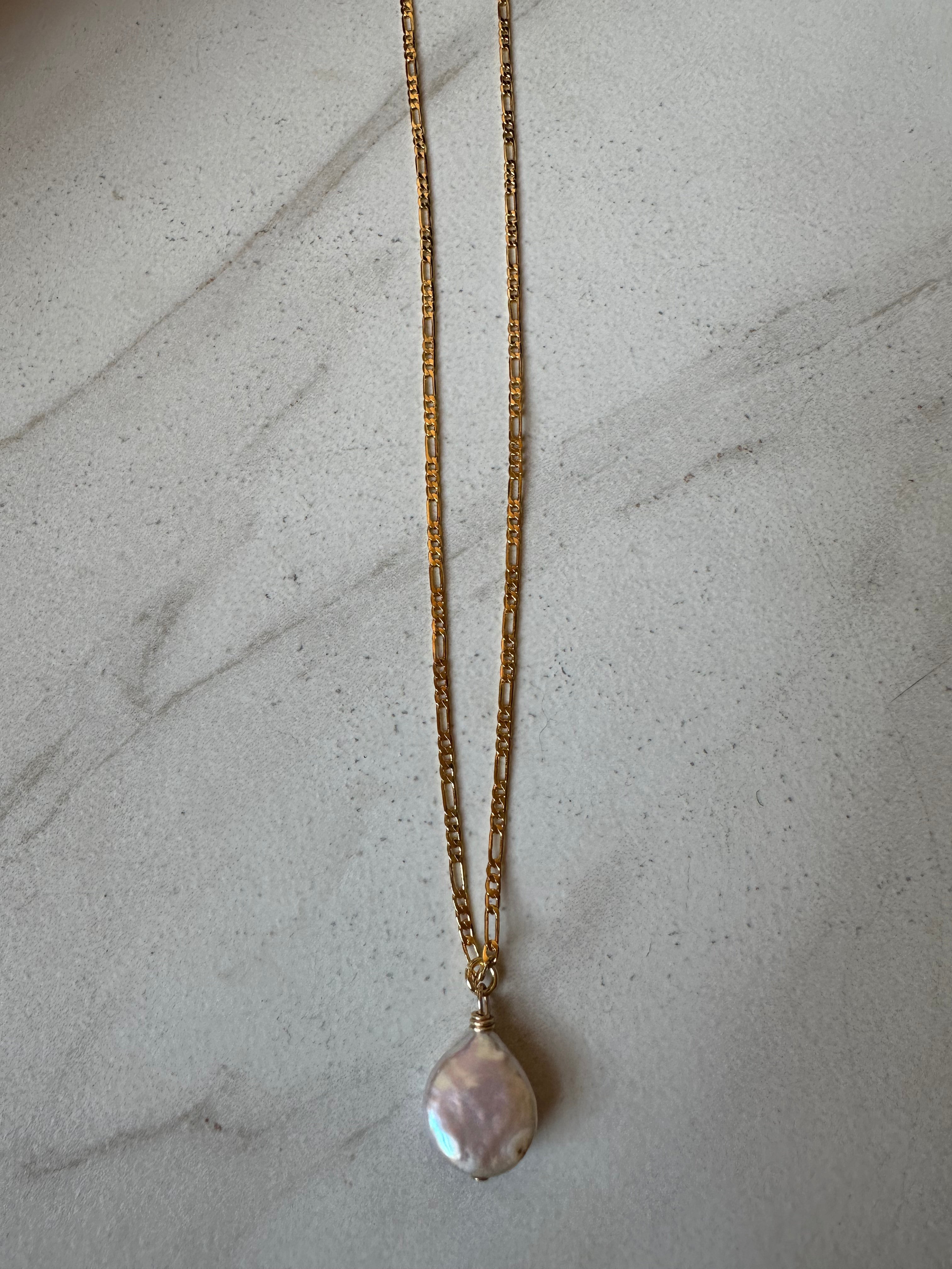 Paloma Pearl Drop Necklace