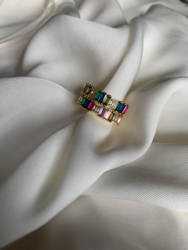 Rainbow Heirloom Stack Ring