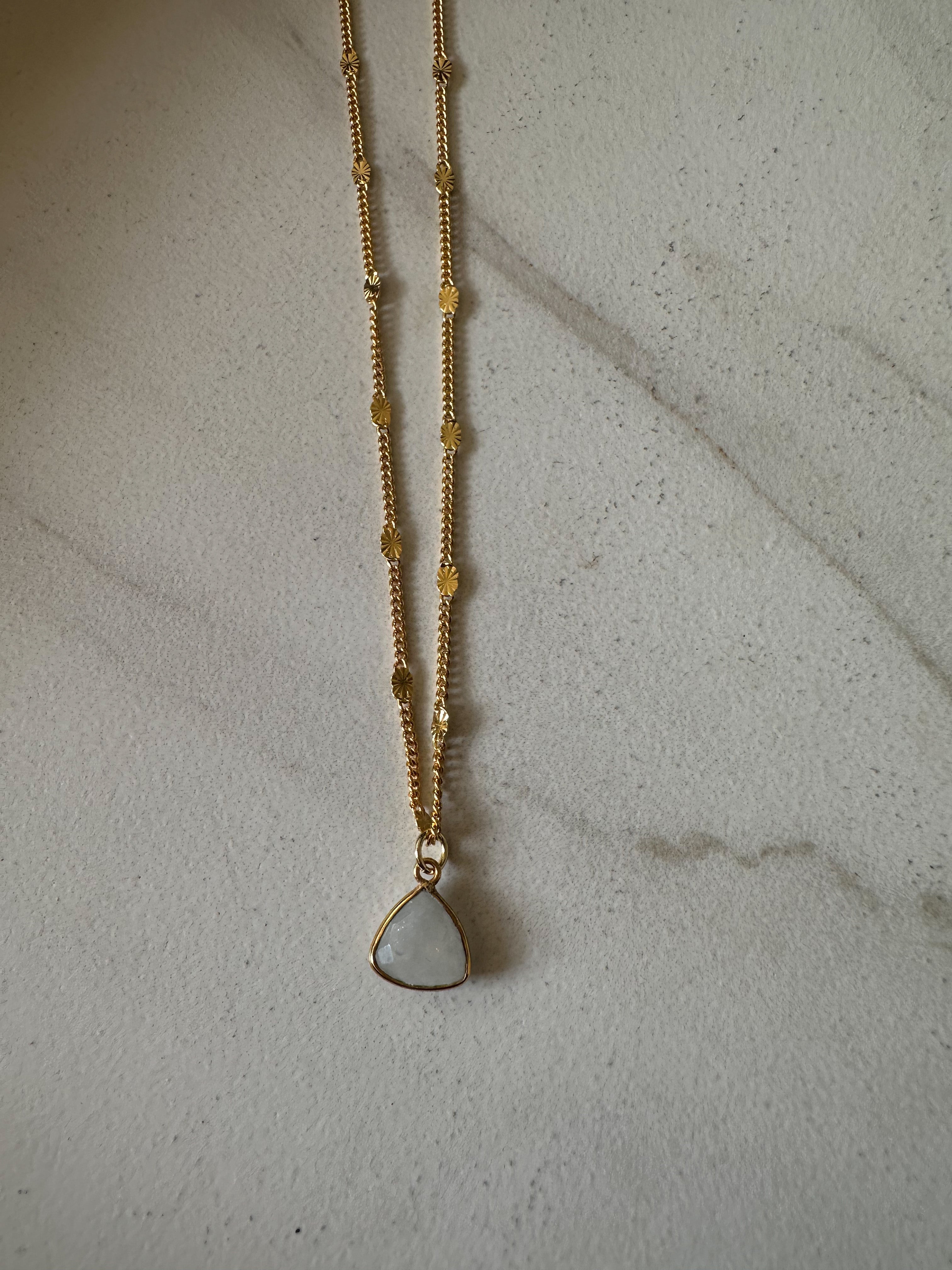 Trill Stone Drop Necklace