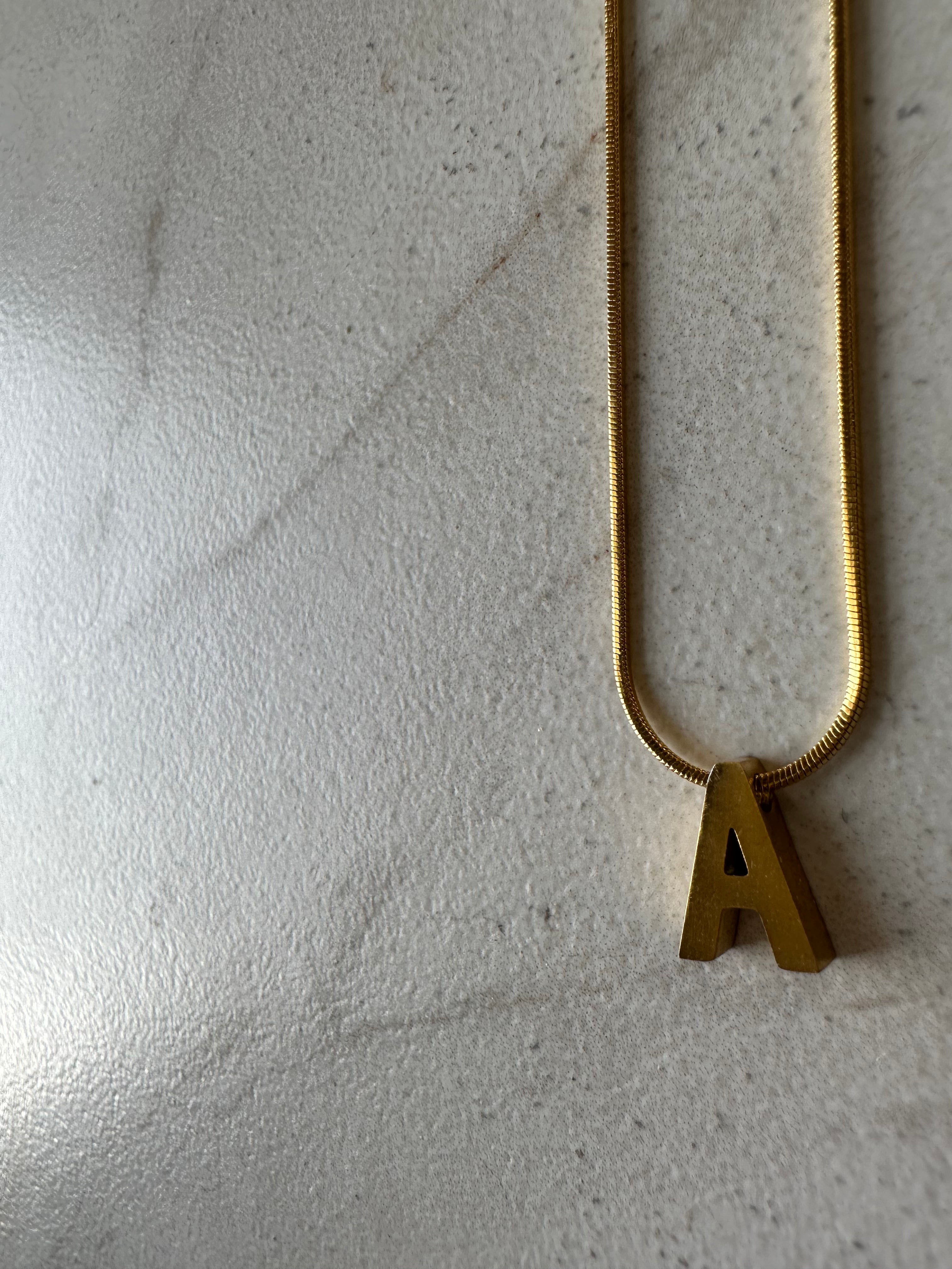 Classic Initial Drop Necklace