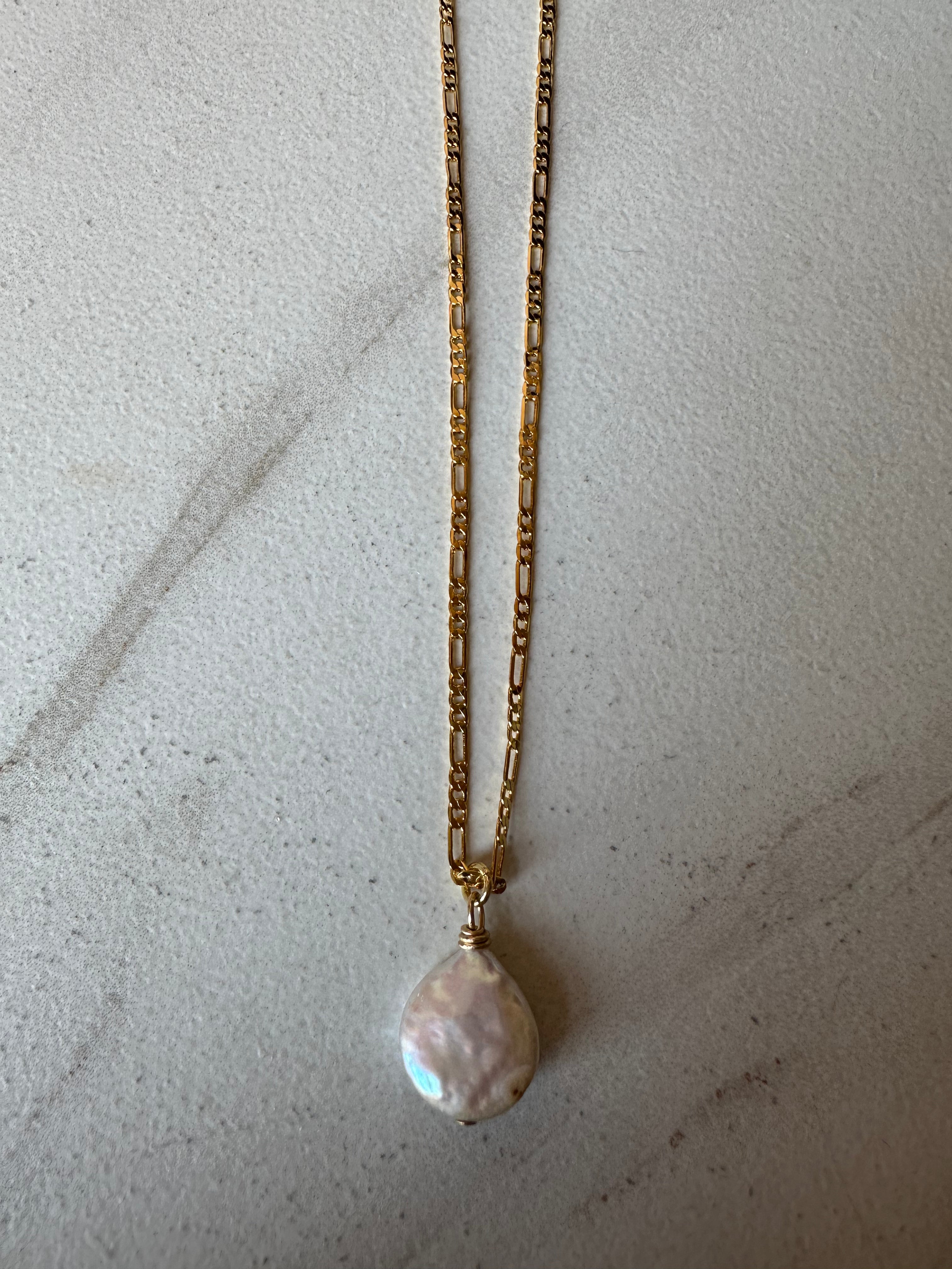 Paloma Pearl Drop Necklace