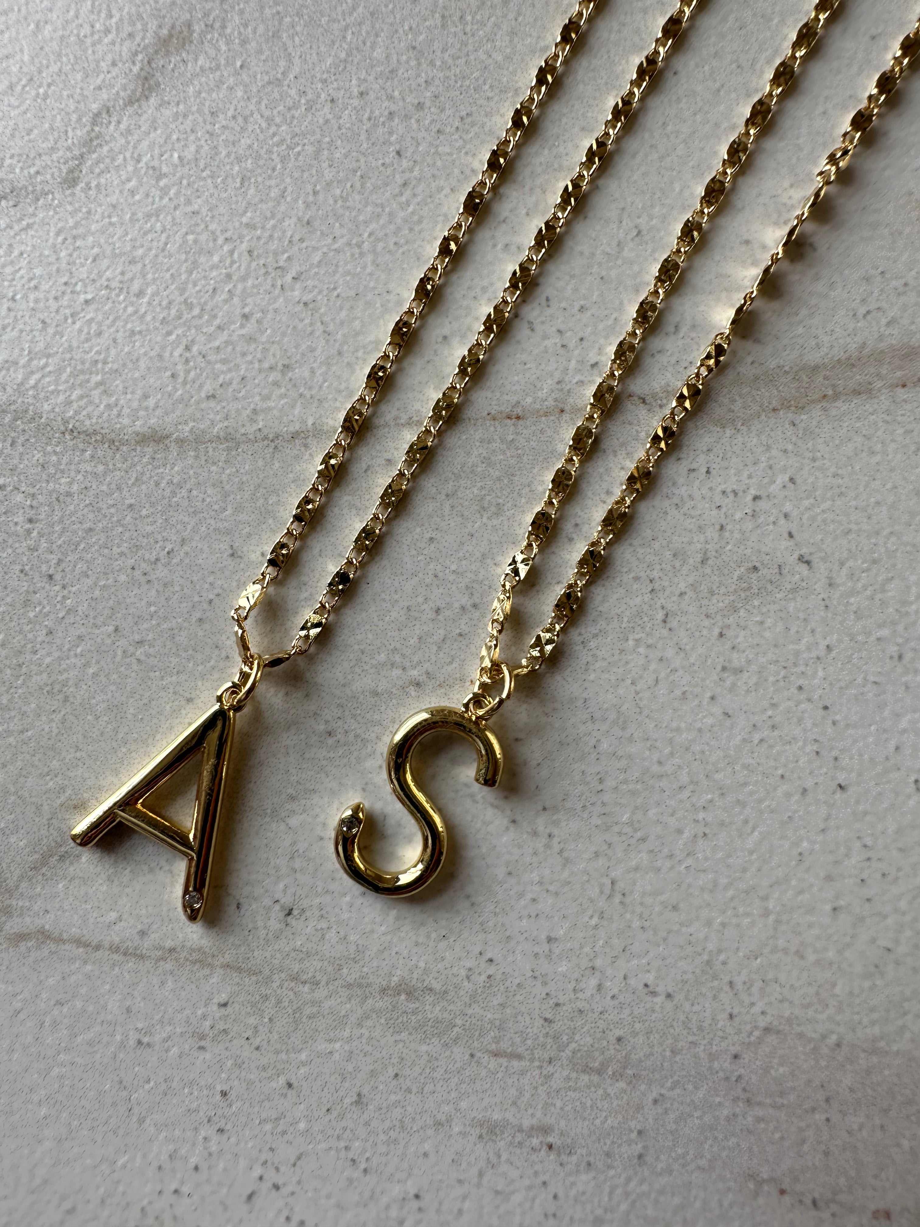 Glam Girl Initial Necklace