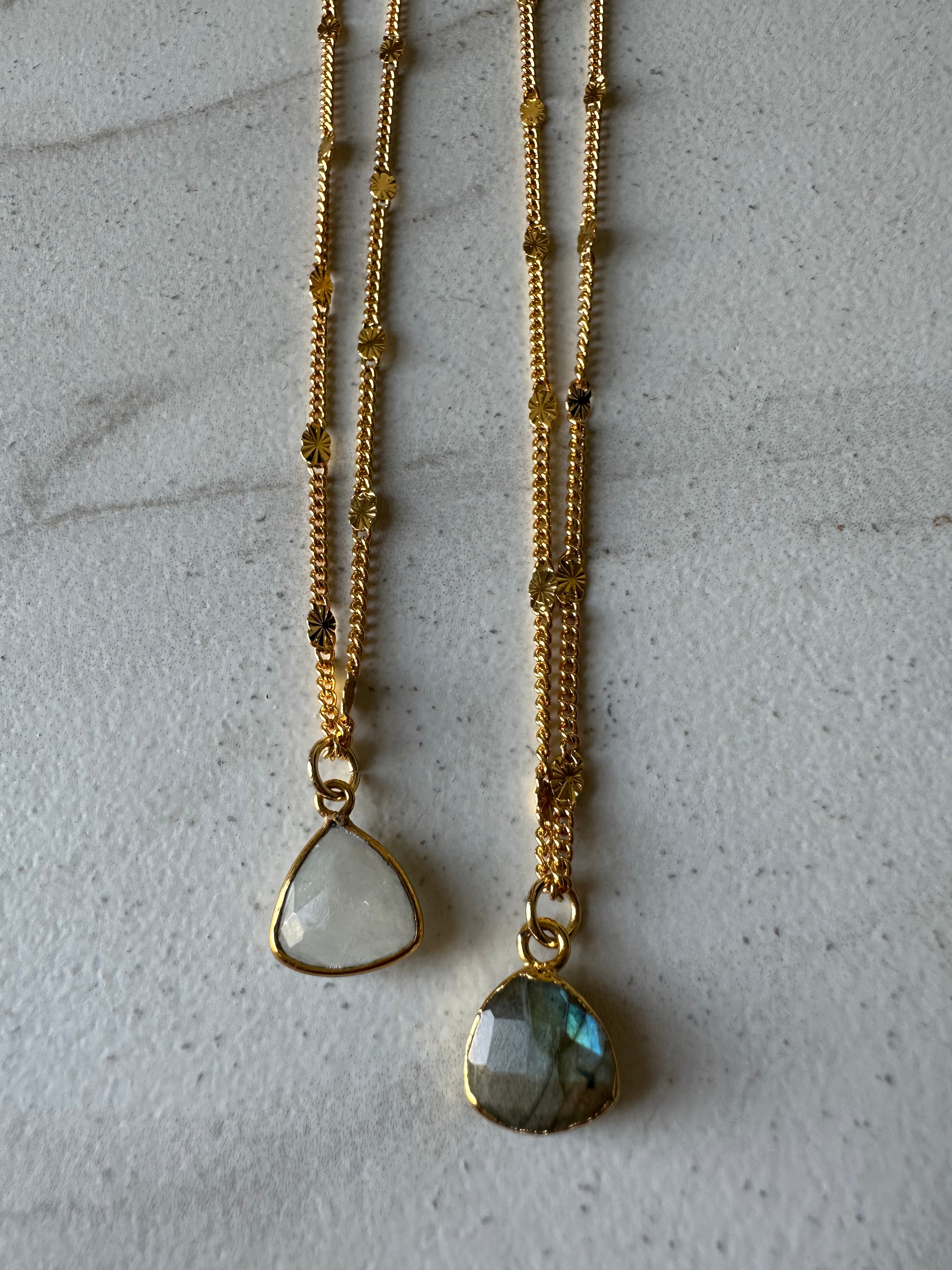Trill Stone Drop Necklace