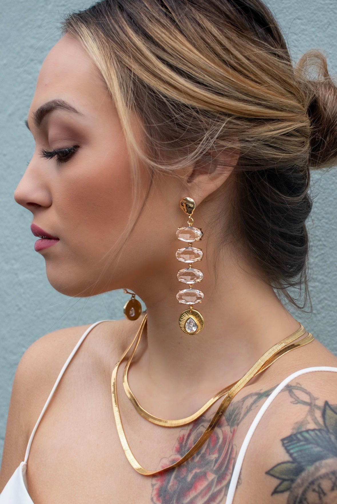 Glamour Teardrops of the Sun Earrings