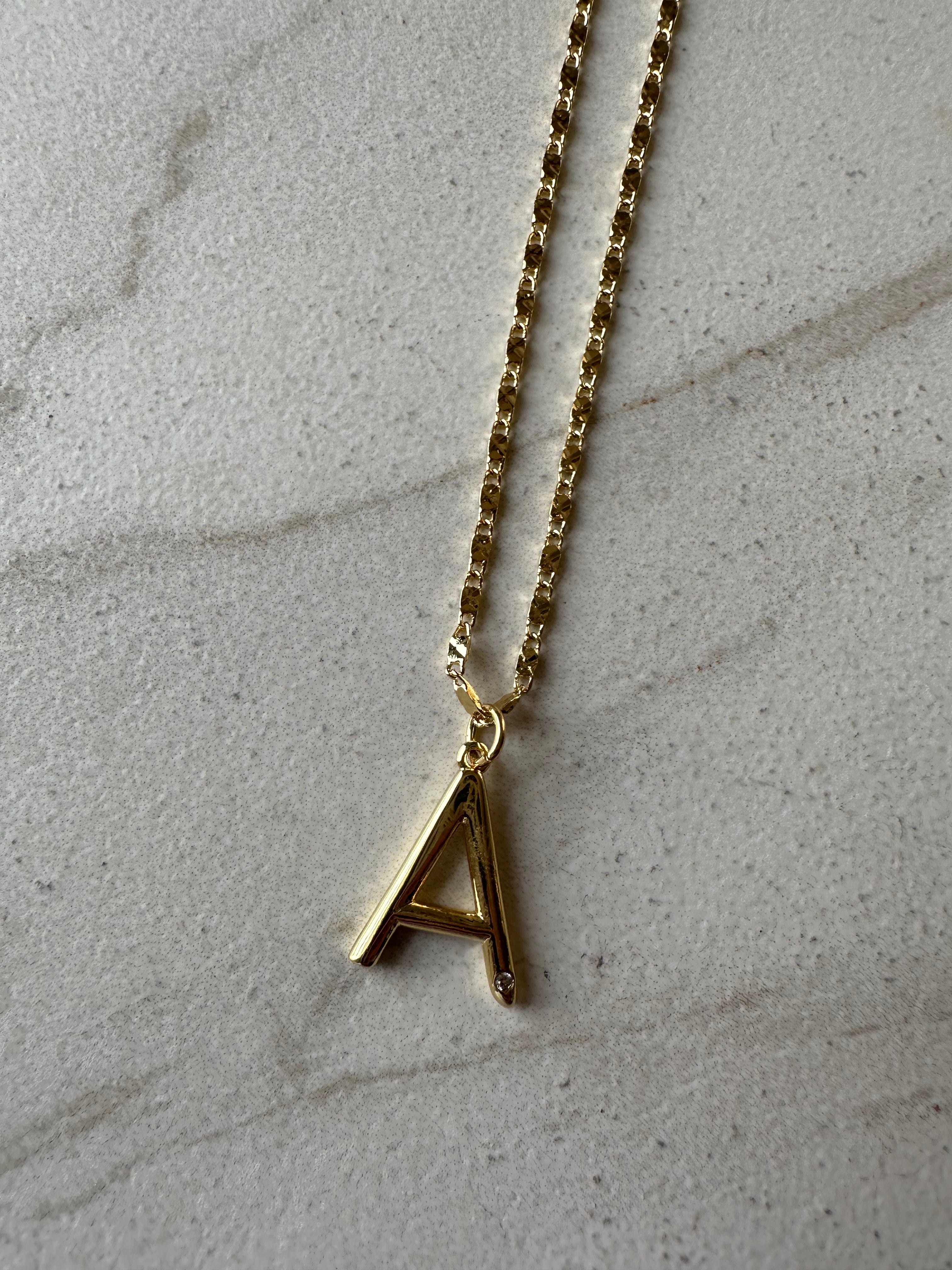 Glam Girl Initial Necklace