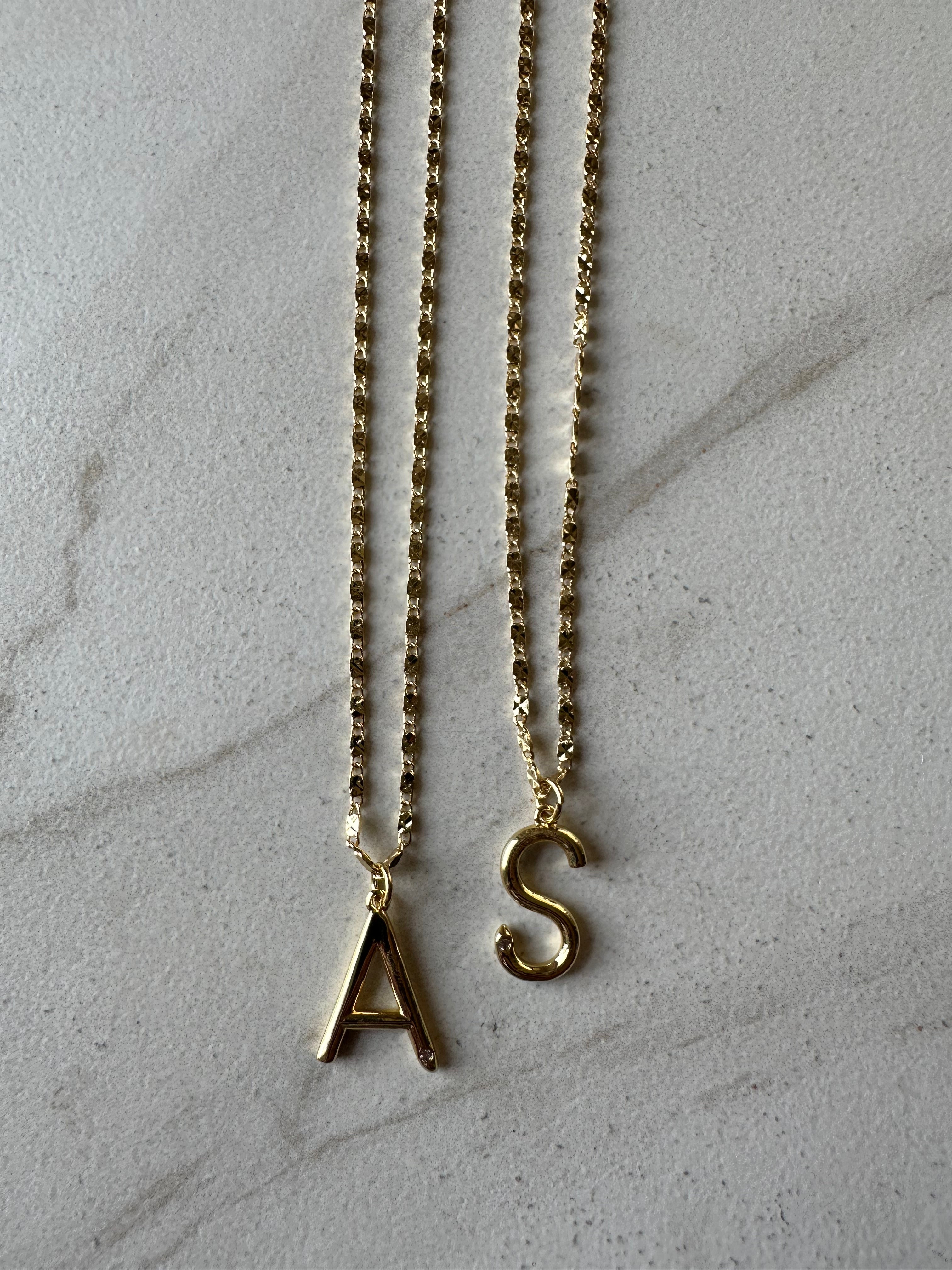 Glam Girl Initial Necklace