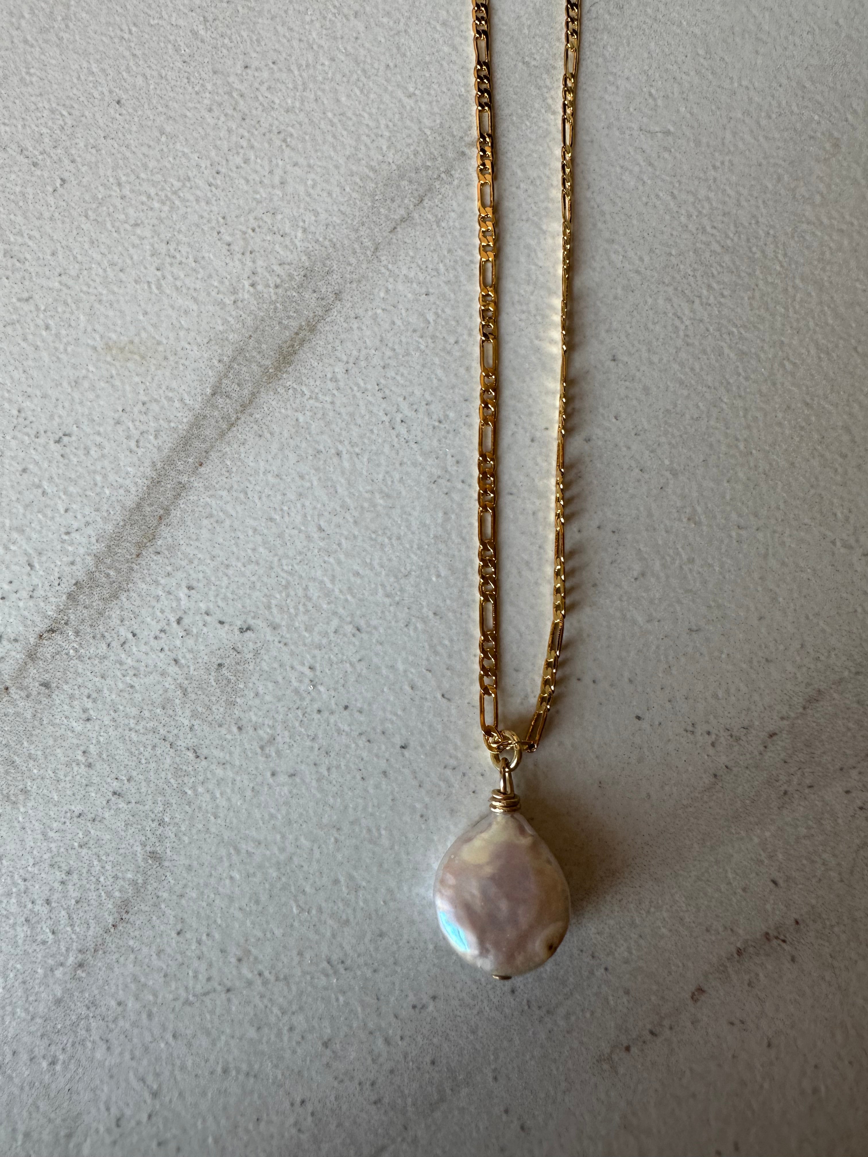 Paloma Pearl Drop Necklace