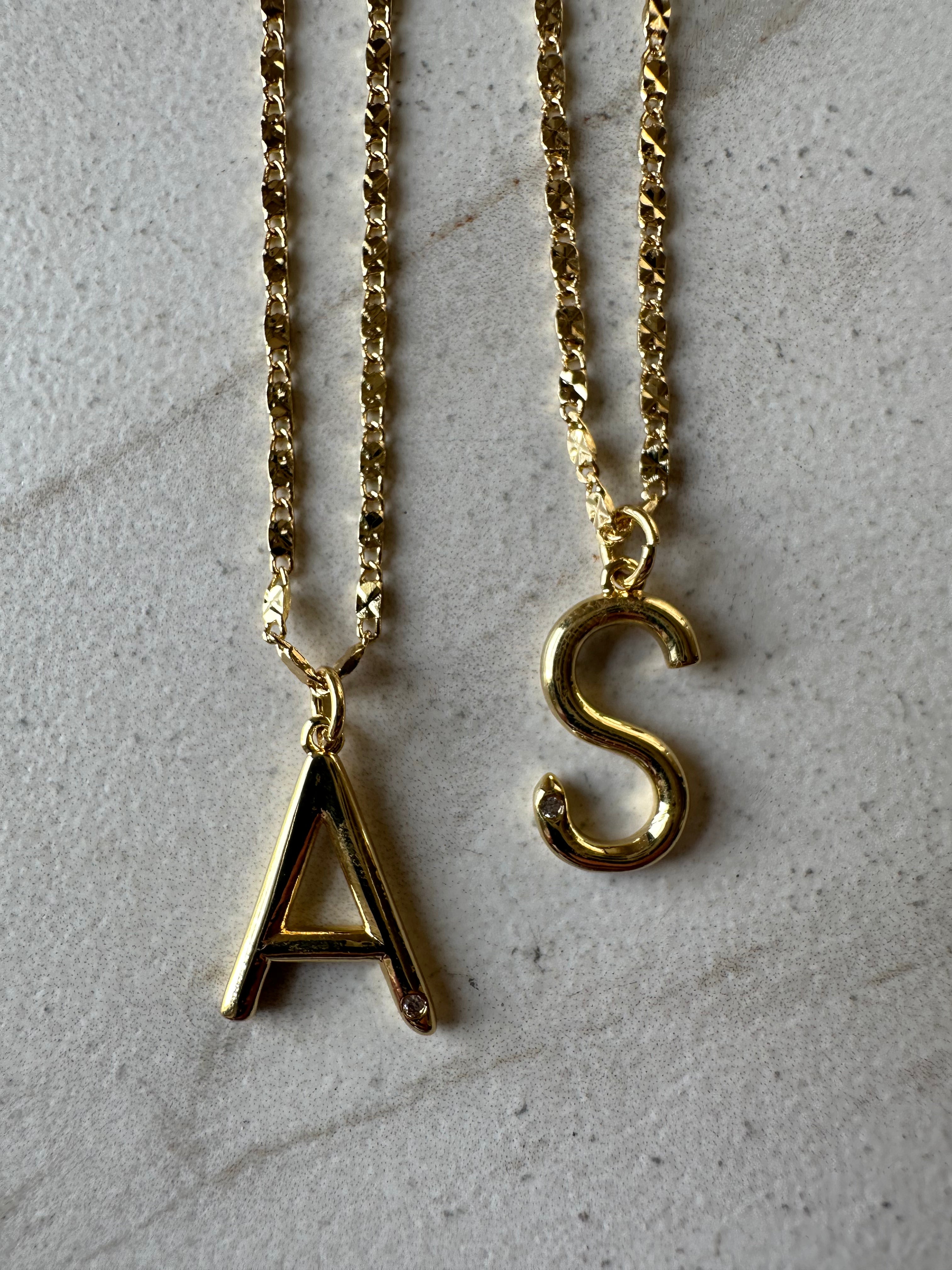 Glam Girl Initial Necklace
