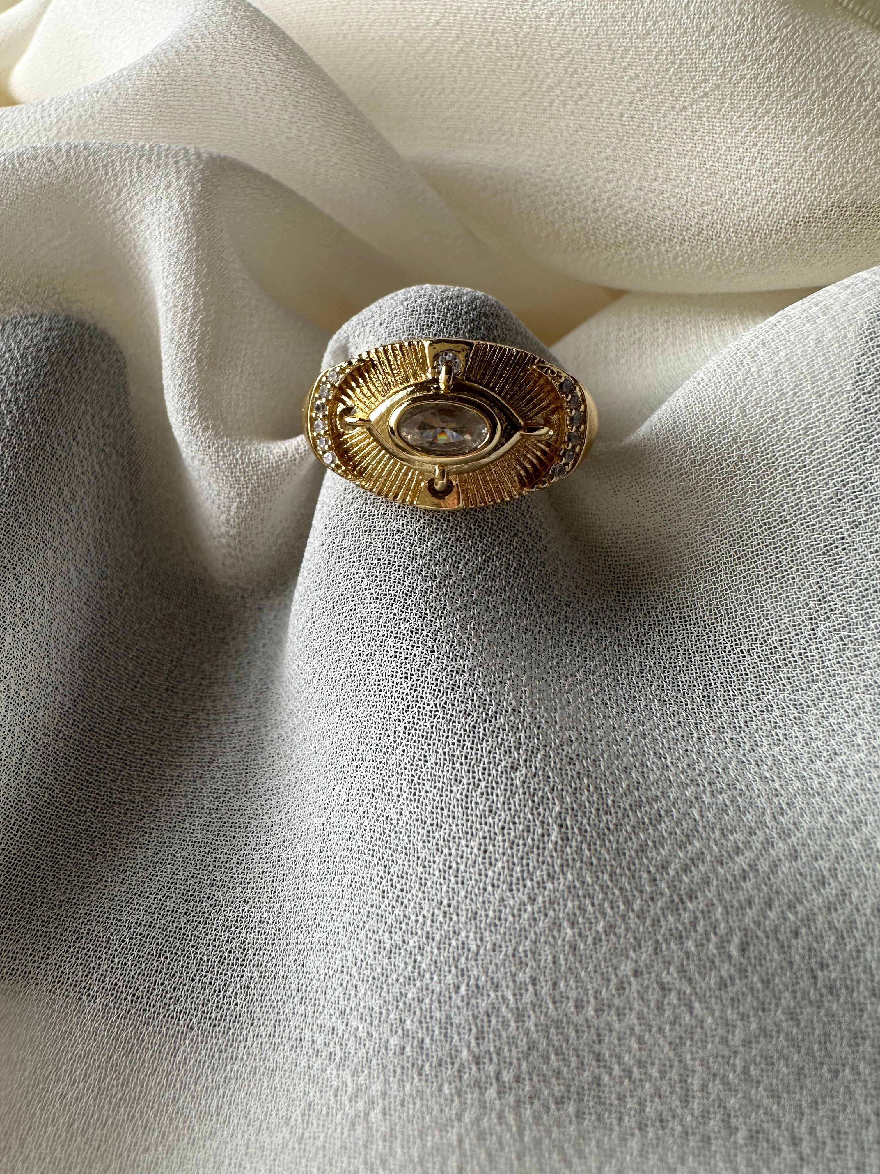 Evil Eye Celestial Ring