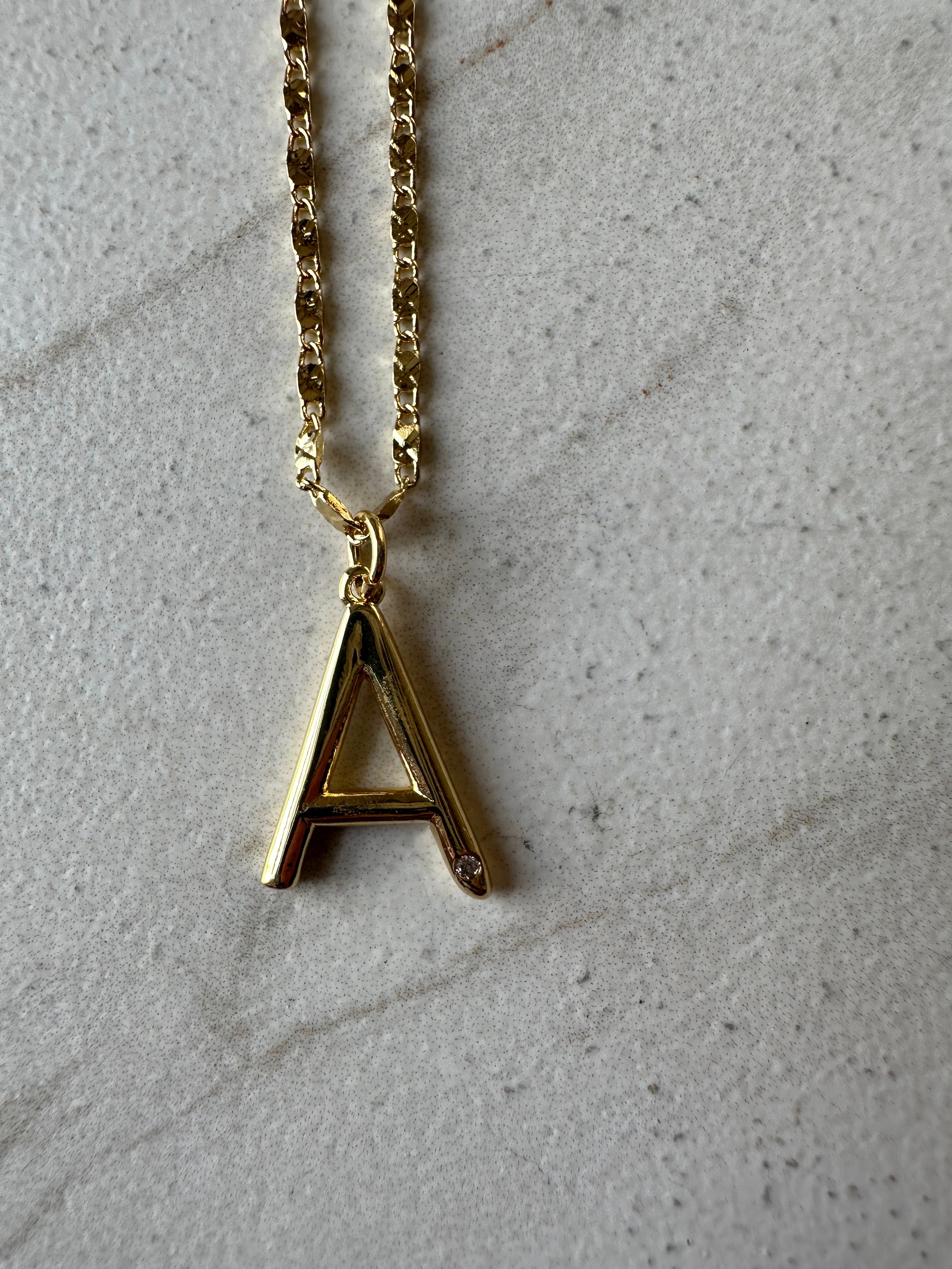 Glam Girl Initial Necklace
